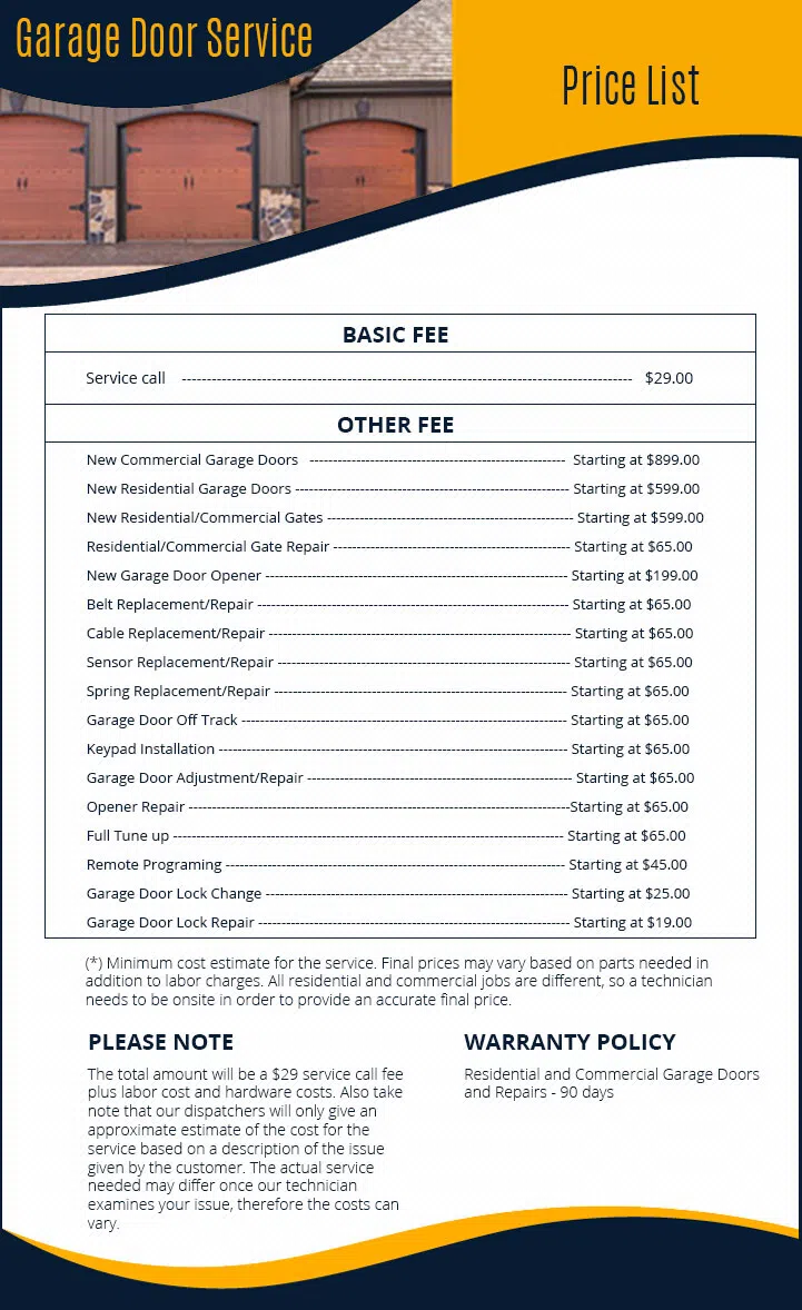 Global Garage Door Service San Diego, CA 858-768-0577